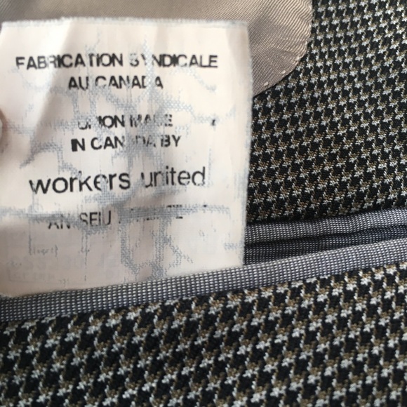 Jack Victor Houndstooth Men's Wool Blazer Sz 48R - Picture 11 of 15